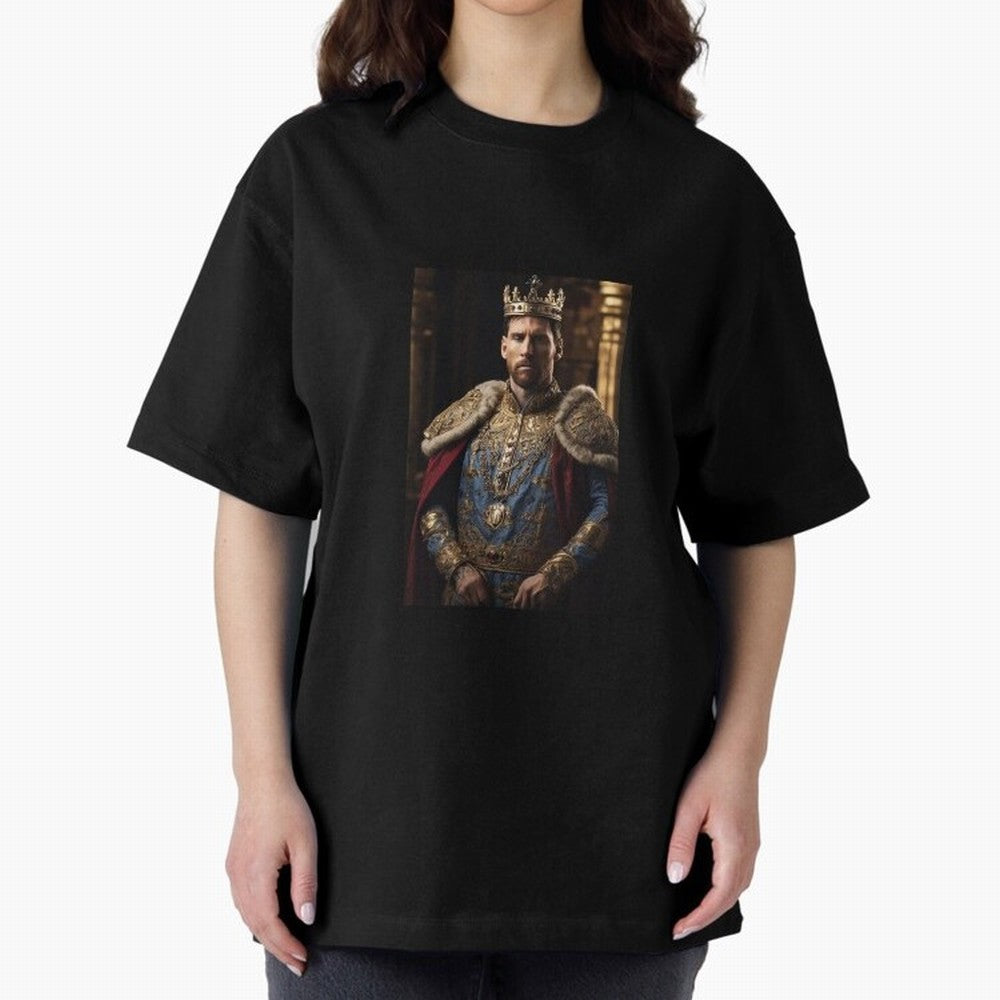Lionel Messi, the king Oversized T-Shirt Make Memories around the FIFA World Cup 2026 Journey through Mbappe and Neymar Highlights, Germany Pride, Match Day Excitement, Supporter Culture, Golden Goals and Global Football Passion; Built for
