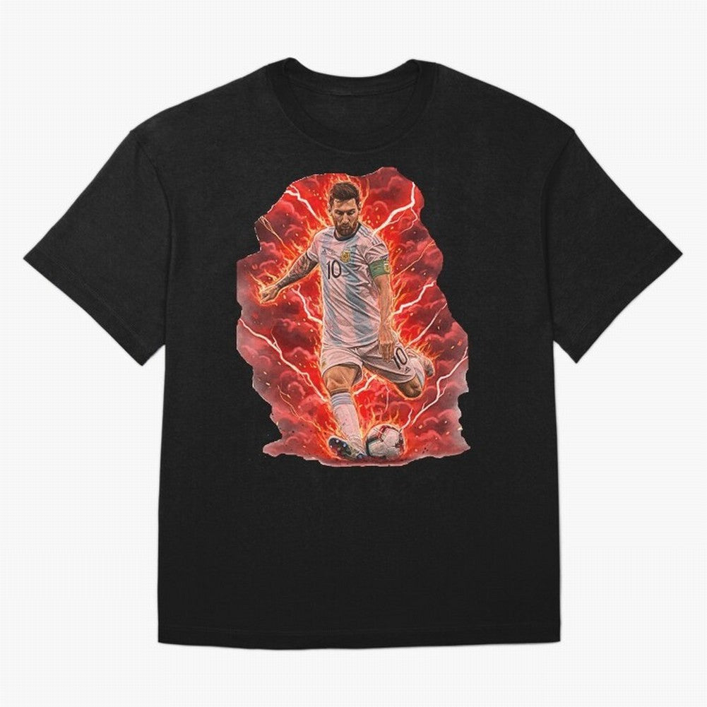 Messi Illustrated Style (HD) ¨C High Definition Design The Goat Unique Classic T-Shirt Experience FIFA World Cup 2026 with Neymar, Portugal, Spain and Germany Energy, Game Day Rituals, Football Legends, Country Pride and the Road to the Final;