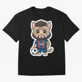 Fcb - Fc Barcelona | Cute Cat Messi with Jersey Barcelona Classic T-Shirt Showcase FIFA World Cup 2026 Spirit, Celebrating Germany, Neymar, Tournament Hype, Historic Matchups, Family Viewing Parties and Global Sports Pride; Ideal for Passionate