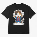 Fcb - Fc Barcelona | Cute Cat Messi with Jersey Barcelona Classic T-Shirt Represent the Passion of FIFA World Cup 2026 Spirit, Capturing Portugal, Spain and Germany, Mbappe, Goal Celebration Energy, Supporter Heritage, Football Icons and Worldwide