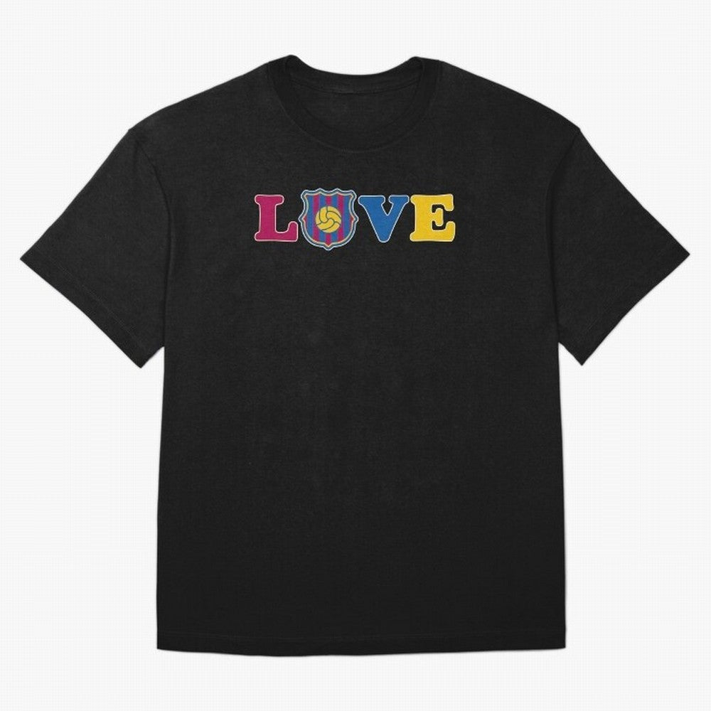 Love Barcelona Oversized T-Shirt Show Match Day Excitement for FIFA World Cup 2026 Featuring Messi, CR7 and Mbappe, Netherlands Energy, Tournament Hype, Historic Matchups, Family Viewing Parties and Global Sports Pride; Ideal for Fans Who Follow
