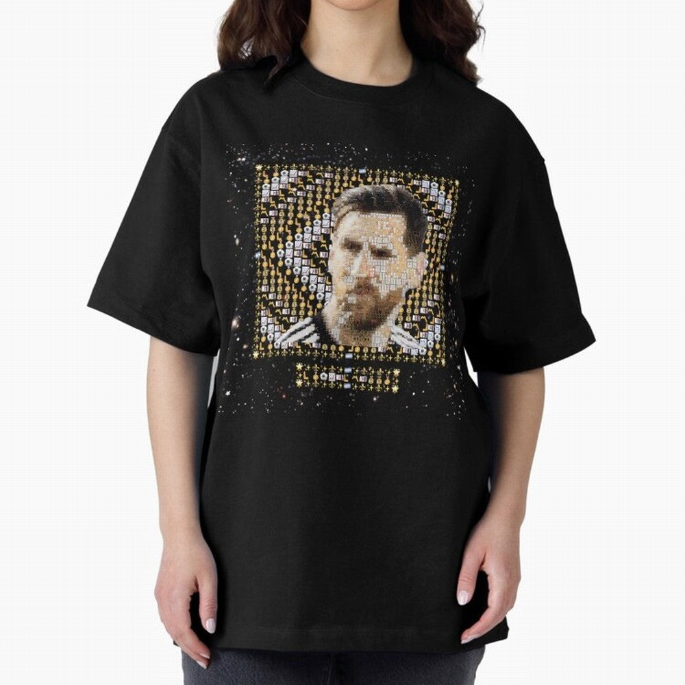 Goat Emojified Messi-Inspired Visual Tribute Essential T-Shirt Fuel Global Football Passion for FIFA World Cup 2026 USA Canada Mexico, Capturing Mbappe and Neymar, Portugal, Spain and Germany, Football Passion, Legendary Performances, Festival