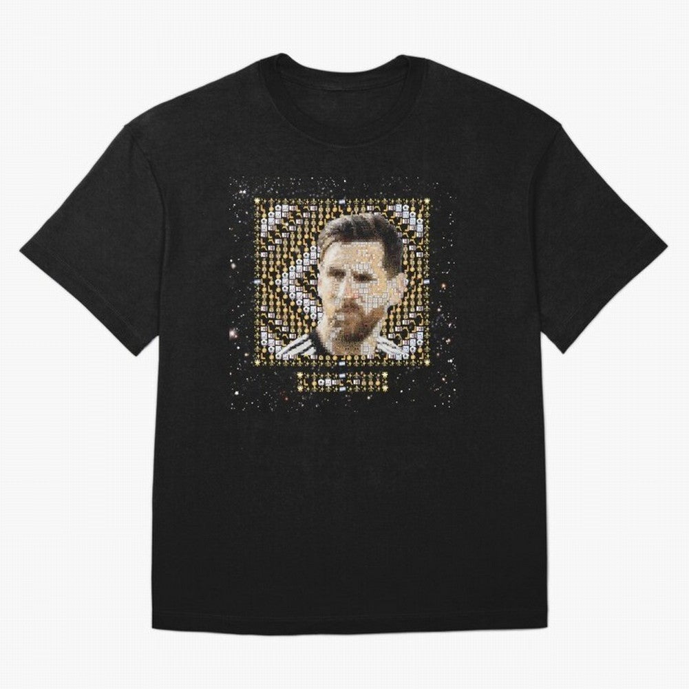 Goat Emojified Messi-Inspired Visual Tribute Essential T-Shirt Fuel Global Football Passion for FIFA World Cup 2026 USA Canada Mexico, Capturing Mbappe and Neymar, Portugal, Spain and Germany, Football Passion, Legendary Performances, Festival