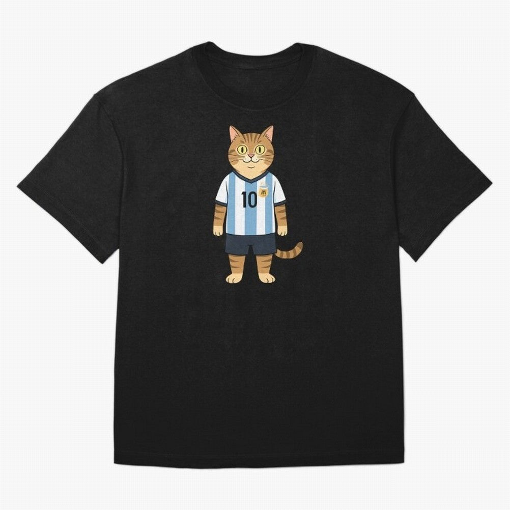 Lionel the Soccer Cat Oversized T-Shirt Feel the Heartbeat of Global Football Passion for FIFA World Cup 2026 USA Canada Mexico, Made for Mbappe and Neymar, France, Goal Celebration Energy, Supporter Heritage, Football Icons and Worldwide