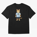 Lionel the Soccer Cat Oversized T-Shirt Feel the Heartbeat of Global Football Passion for FIFA World Cup 2026 USA Canada Mexico, Made for Mbappe and Neymar, France, Goal Celebration Energy, Supporter Heritage, Football Icons and Worldwide