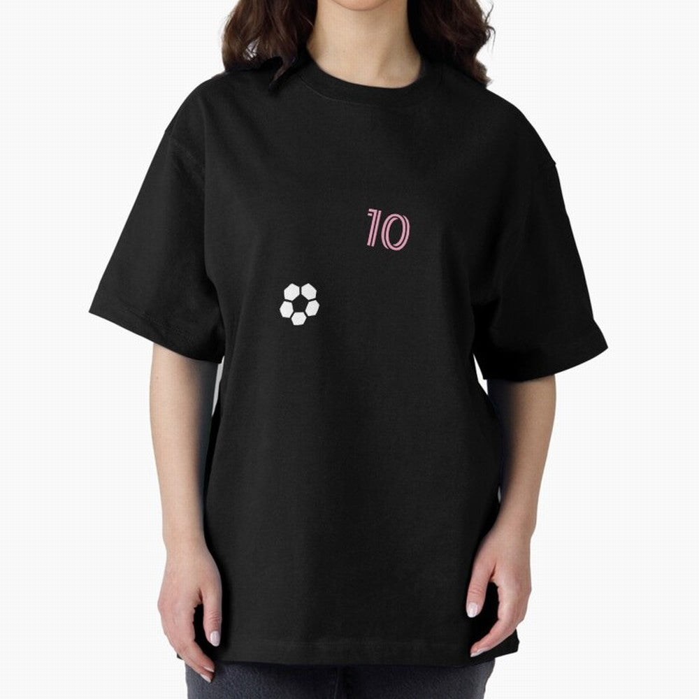 Messi Inter Miami Oversized T-Shirt Show Your Stadium Side during Global Football Passion for FIFA World Cup 2026 Group Stage, with CR7, France, Fan Favorite Moments, National Team Passion, Big Match Drama and Soccer History; Perfect for Fans,