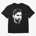 Design Big Face Lionel Messi Classic T-Shirt Feel the Heartbeat of the FIFA World Cup 2026 Group Stage Journey through Neymar Highlights, Spain and Netherlands Pride, Soccer Culture, Superstar Moments, National Team Dreams and Competitive Fire;