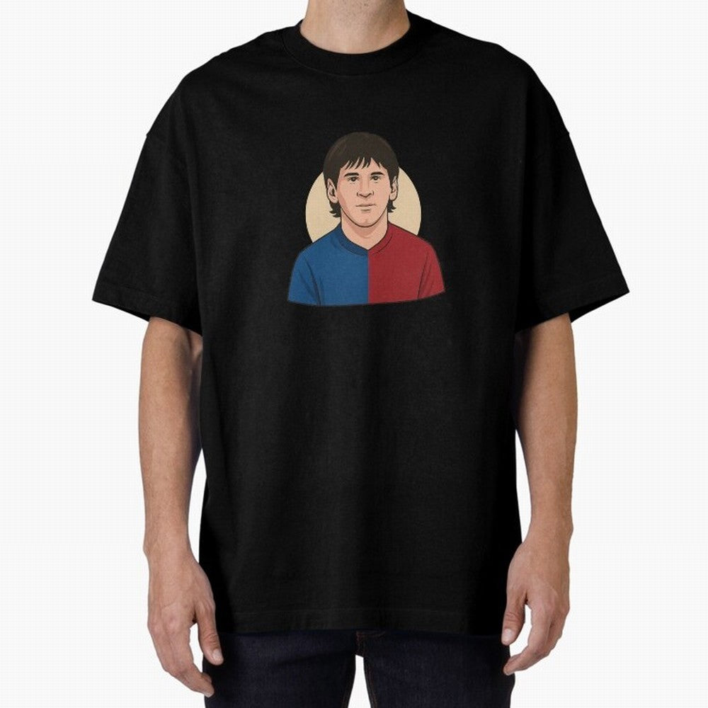 messi 2009 Oversized T-Shirt Follow FIFA World Cup 2026 Group Stage for Fans of Cristiano Ronaldo, Haaland and CR7 and Portugal, Spain and Germany, Bringing Classic Soccer Heritage, Championship Pressure, Fan Loyalty and International Pride;