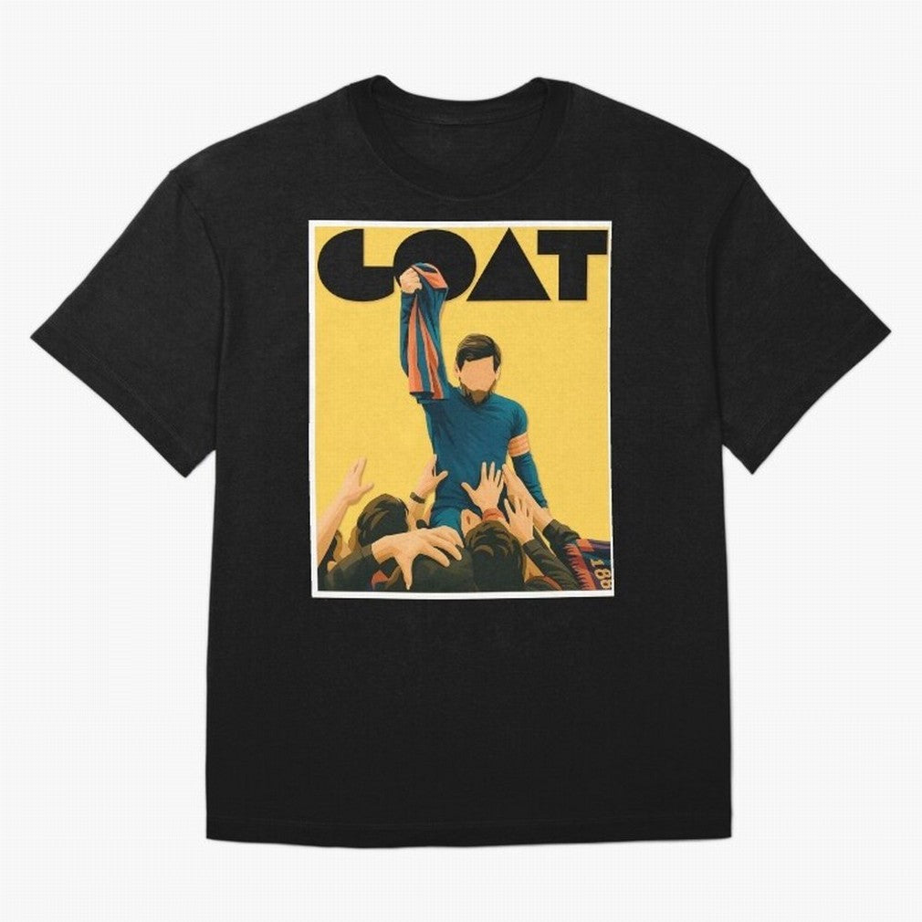 Lionel Messi Men's Football GOAT T-Shirt | Argentina Retro Vintage Messi Shirt Fan Gift Oversized T-Shirt Upgrade Match Day Hype around FIFA World Cup 2026 USA Canada Mexico, CR7, Brazil, Portugal and Argentina, Worldwide Fan Energy, Dramatic