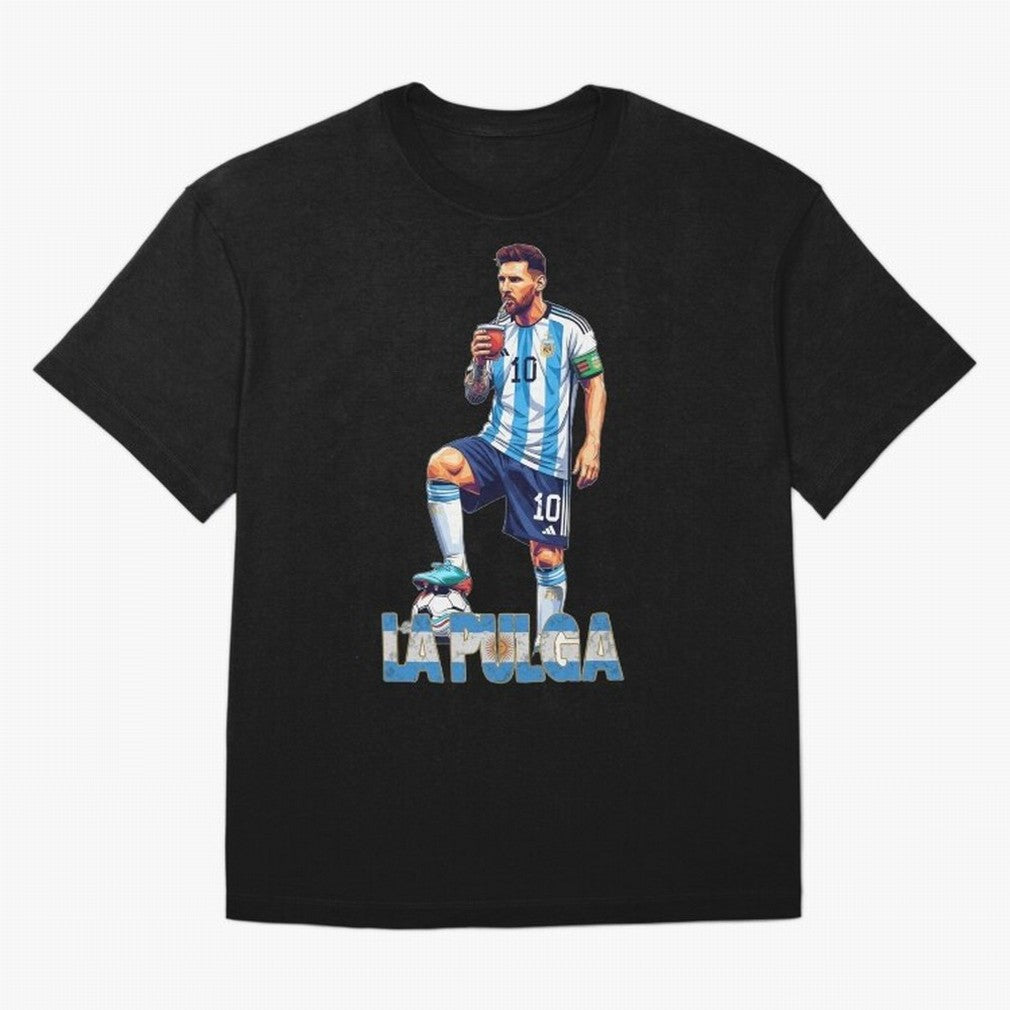 Messi the Flea Drinking Mate ¨C Unique Design by The Goat Classic T-Shirt Feel the Heartbeat of FIFA World Cup 2026 USA Canada Mexico Spirit, with Brazil, Mbappe, Worldwide Fan Energy, Dramatic Goals, Stadium Lights and Championship Celebrations;