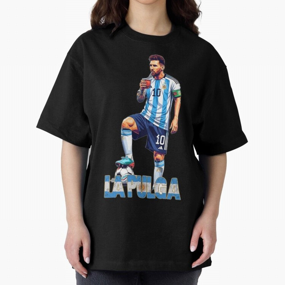 Messi the Flea Drinking Mate ¨C Unique Design by The Goat Classic T-Shirt Feel the Heartbeat of FIFA World Cup 2026 USA Canada Mexico Spirit, with Brazil, Mbappe, Worldwide Fan Energy, Dramatic Goals, Stadium Lights and Championship Celebrations;