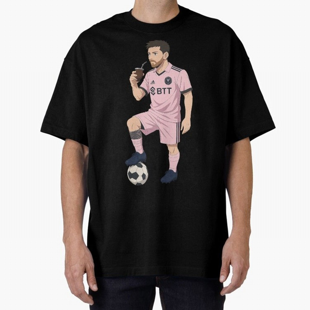 Lionel Messi Anime Style Drinking Mate - The Goat Inter Miami Classic T-Shirt Keep Football History Alive during Match Day Hype around FIFA World Cup 2026 USA Canada Mexico, CR7 and Messi, Spain and Netherlands, Football History, Final Match