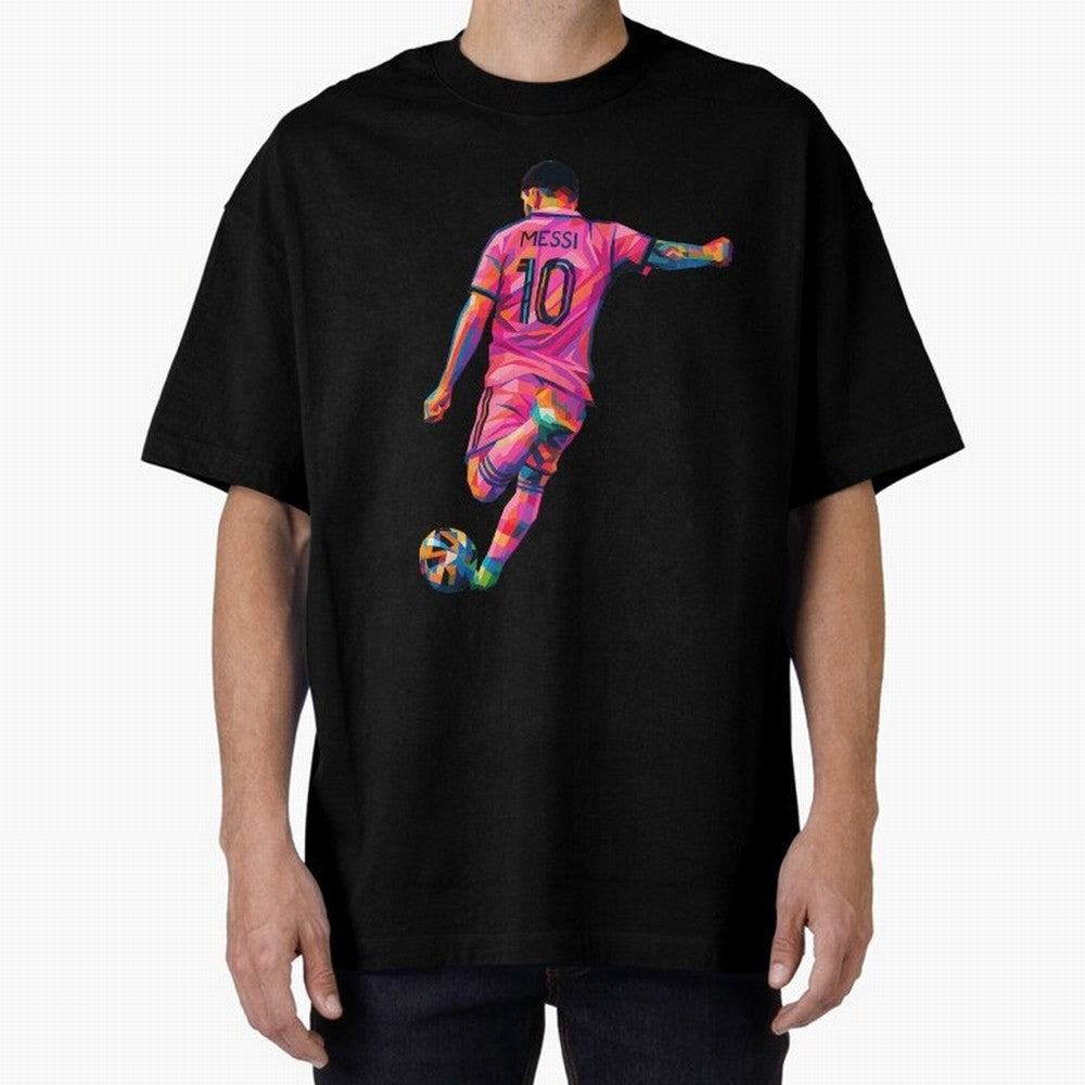 Lionel Messi - Inter Miami Wpap Art Classic T-Shirt Create FIFA World Cup 2026 Group Stage for Fans of Messi, Neymar and Mbappe and Argentina and Brazil, Bringing Football History, Final Match Energy, Crowd Noise and Once in a Lifetime Moments;