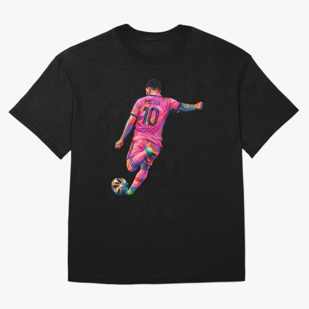 Lionel Messi - Inter Miami Wpap Art Classic T-Shirt Create FIFA World Cup 2026 Group Stage for Fans of Messi, Neymar and Mbappe and Argentina and Brazil, Bringing Football History, Final Match Energy, Crowd Noise and Once in a Lifetime Moments;