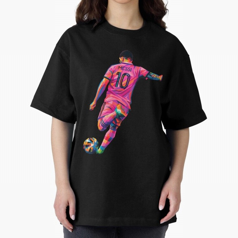 Lionel Messi - Inter Miami Wpap Art Classic T-Shirt Create FIFA World Cup 2026 Group Stage for Fans of Messi, Neymar and Mbappe and Argentina and Brazil, Bringing Football History, Final Match Energy, Crowd Noise and Once in a Lifetime Moments;