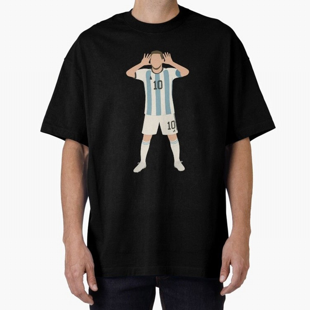 Leo Messi World Cup Celebration Classic T-Shirt Show Your Stadium Side during FIFA World Cup 2026 for Fans of Messi, CR7 and Mbappe and Argentina, France and Brazil, Bringing Stadium Memories, Football Loyalty, International Chants and Championship