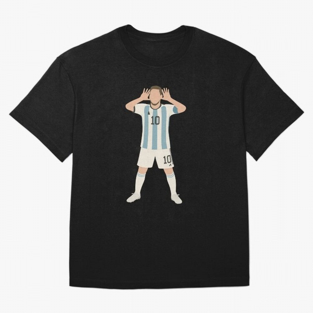 Leo Messi World Cup Celebration Classic T-Shirt Show Your Stadium Side during FIFA World Cup 2026 for Fans of Messi, CR7 and Mbappe and Argentina, France and Brazil, Bringing Stadium Memories, Football Loyalty, International Chants and Championship