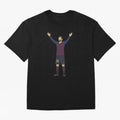 Leo Messi Celebration Sticker Oversized T-Shirt Follow the Final Road of Match Day Hype around FIFA World Cup 2026 USA Canada Mexico, Messi, CR7 and Mbappe, Portugal, Soccer Culture, Superstar Moments, National Team Dreams and Competitive Fire;