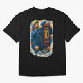 Messi Shirt Celebration Poster ¨C Iconic FC Barcelona Number 10 Artwork Oversized T-Shirt Make Every Kick Count in the FIFA World Cup 2026 Group Stage Journey through Messi and Cristiano Ronaldo Highlights, Portugal, Spain and Germany Pride,