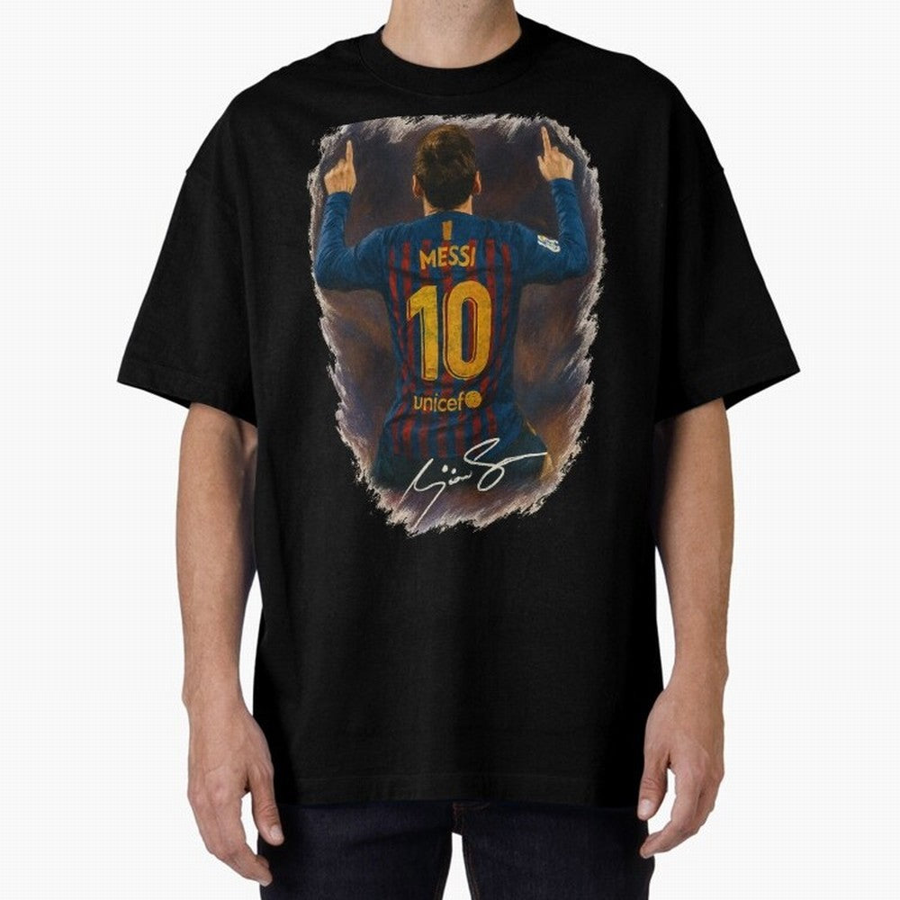 Lionel Messi Barcelona Tribute ¨C Iconic Number 10 Celebration Art Print Classic T-Shirt Celebrate Unforgettable Nights in Global Football Passion for FIFA World Cup 2026 USA Canada Mexico, Inspired by Neymar, France and Portugal, Global Supporter