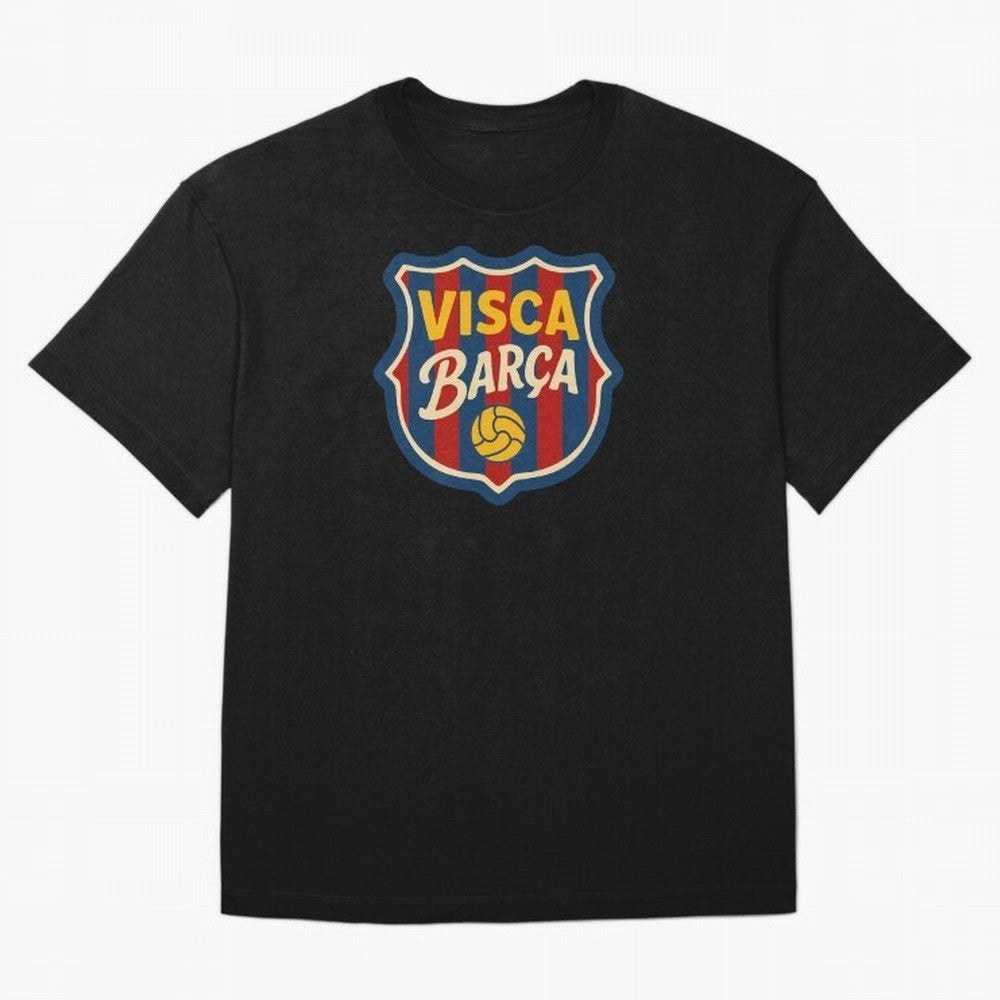 FC Barcelona Visca Barca Badge Classic T-Shirt Fuel the Hype around the FIFA World Cup 2026 Journey through Mbappe and Neymar Highlights, Netherlands Pride, Game Day Rituals, Football Legends, Country Pride and the Road to the Final; Made for