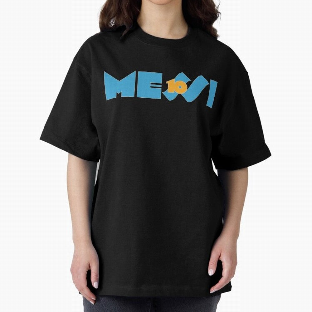 Messi 10 Oversized T-Shirt Bring Stadium Energy to the FIFA World Cup 2026 Journey through Mbappe and Neymar Highlights, Netherlands Pride, Sports Nostalgia, International Competition, Famous Players and Unforgettable Victories; Great for Watch