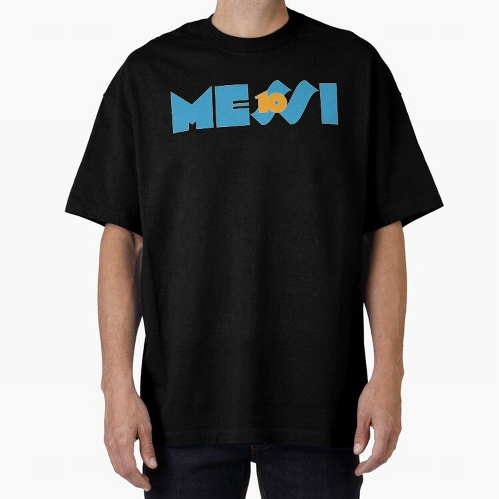 Messi 10 Oversized T-Shirt Bring Stadium Energy to the FIFA World Cup 2026 Journey through Mbappe and Neymar Highlights, Netherlands Pride, Sports Nostalgia, International Competition, Famous Players and Unforgettable Victories; Great for Watch