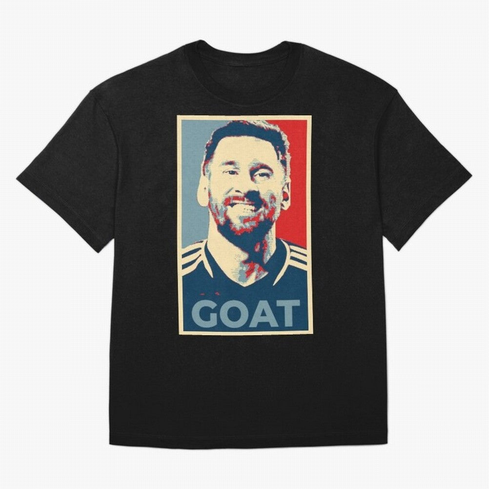 Messi - Hope Oversized T-Shirt Wear the Spirit of the FIFA World Cup 2026 USA Canada Mexico Journey through Cristiano Ronaldo, Haaland and CR7 Highlights, Germany Pride, Sports Nostalgia, International Competition, Famous Players and Unforgettable