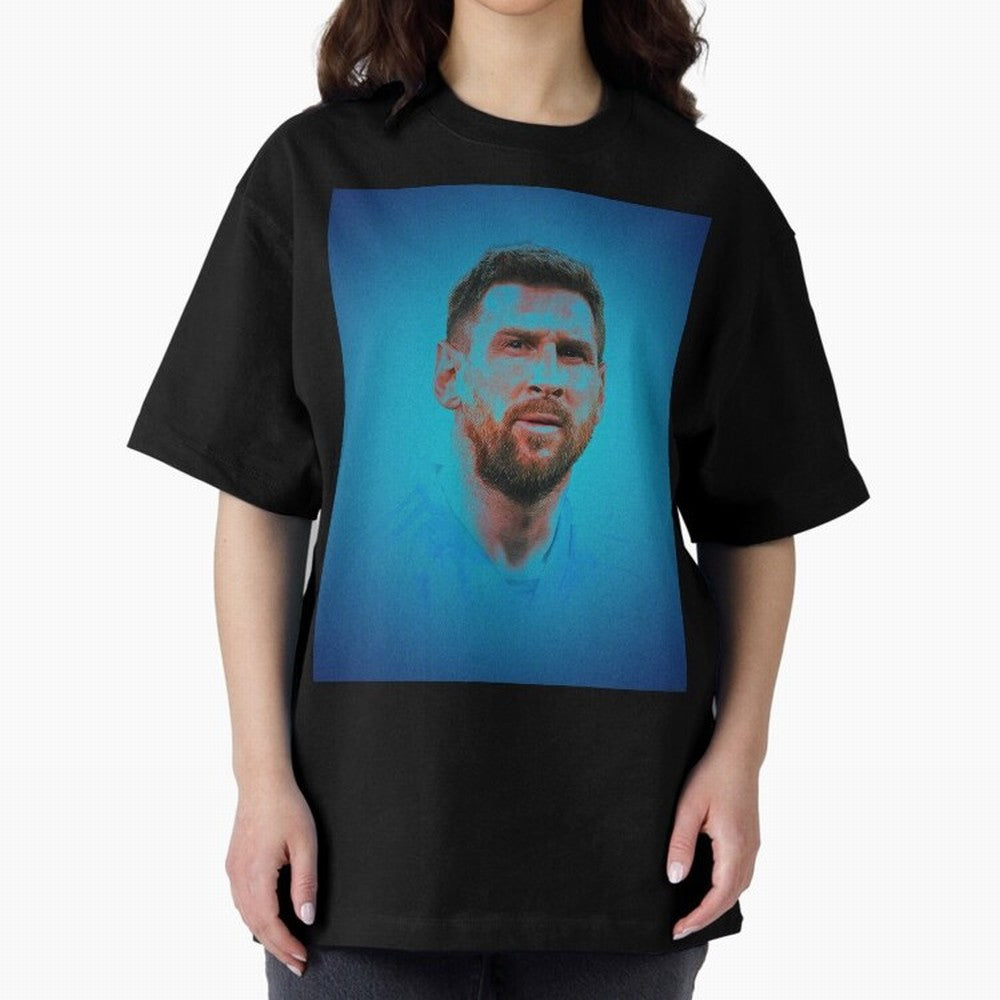 Messi: The Undisputed GOAT Oversized T-Shirt Bring Global Tournament Vibes to FIFA World Cup 2026 USA Canada Mexico Made for Cristiano Ronaldo, Argentina, France and Brazil Energy, Football Festival Excitement, Trophy Ambitions, Country Rivalries