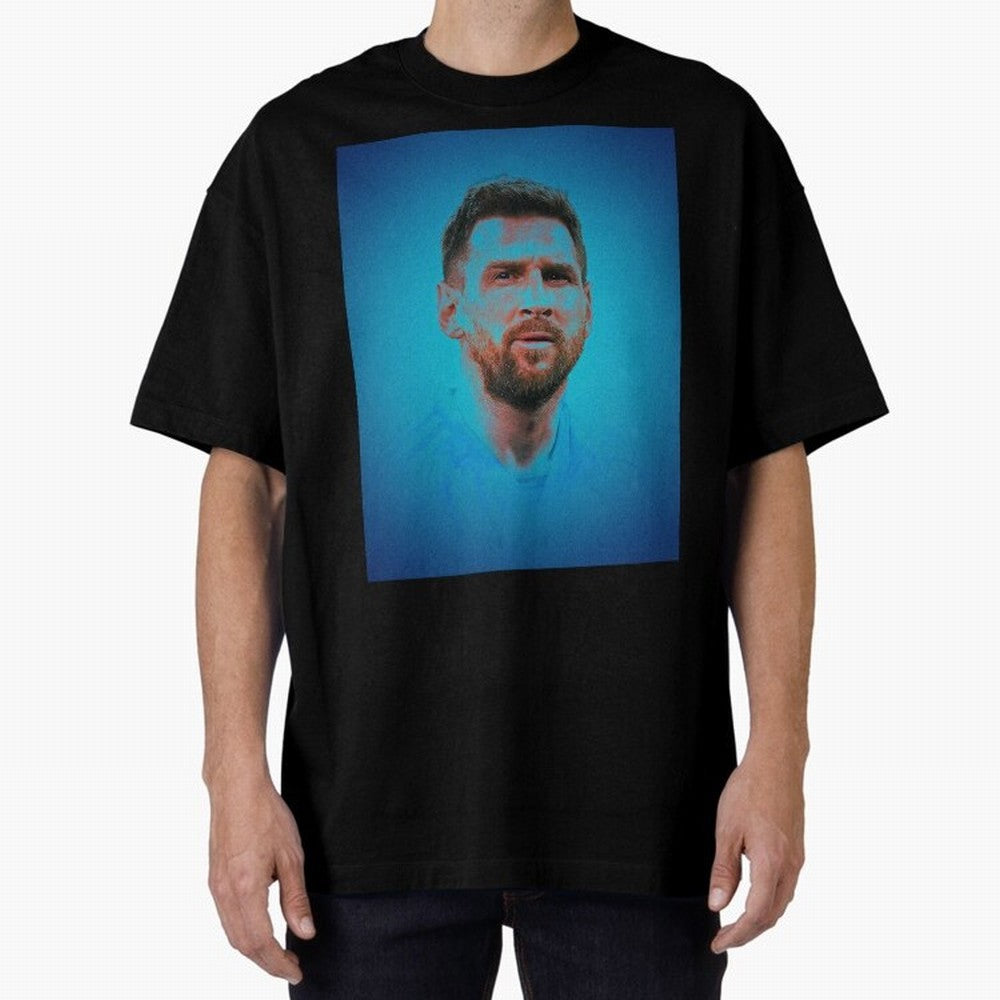 Messi: The Undisputed GOAT Oversized T-Shirt Bring Global Tournament Vibes to FIFA World Cup 2026 USA Canada Mexico Made for Cristiano Ronaldo, Argentina, France and Brazil Energy, Football Festival Excitement, Trophy Ambitions, Country Rivalries