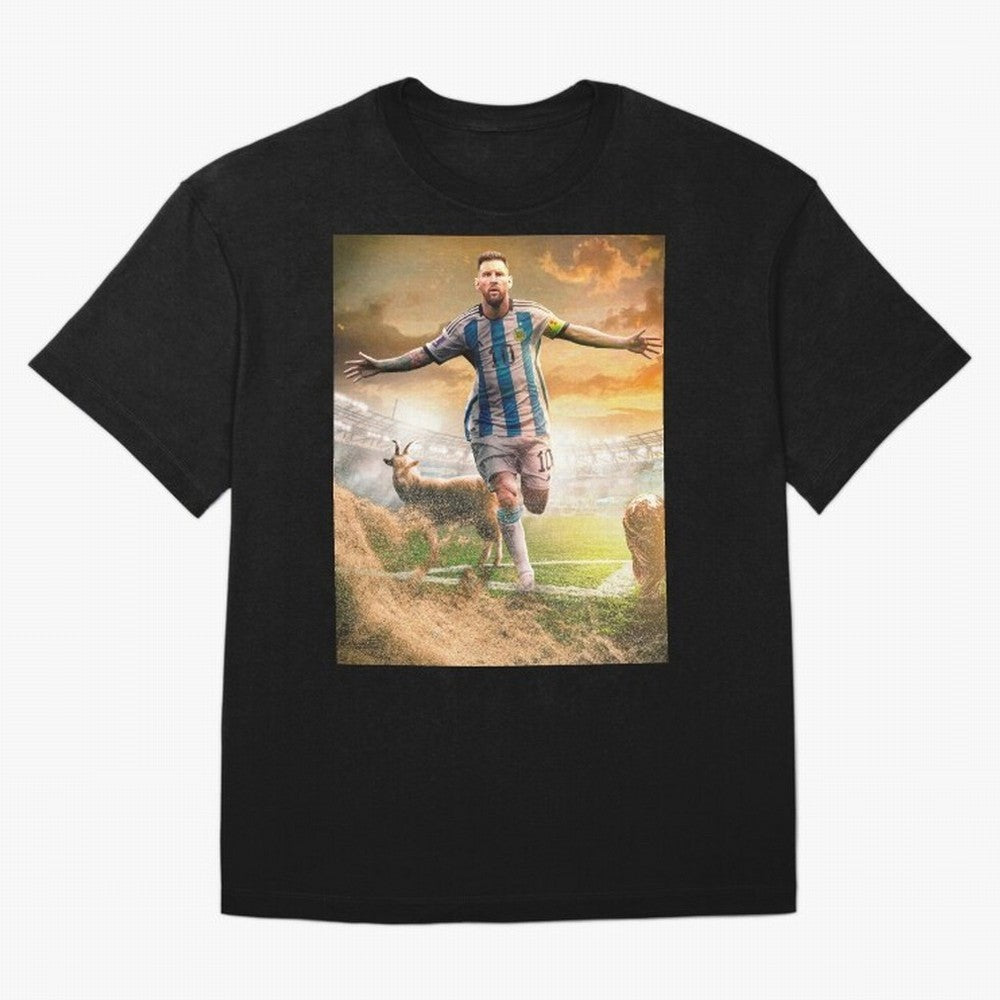 Messi: The Undisputed GOAT Classic T-Shirt Join the Countdown to the FIFA World Cup 2026 Group Stage Journey through Haaland and Mbappe Highlights, Argentina, France and Brazil Pride, Championship Spirit, Famous Goals, Roaring Crowds and