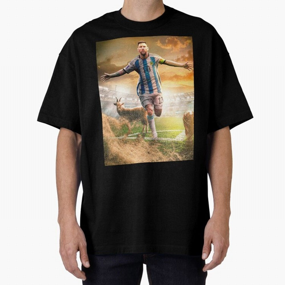 Messi: The Undisputed GOAT Classic T-Shirt Join the Countdown to the FIFA World Cup 2026 Group Stage Journey through Haaland and Mbappe Highlights, Argentina, France and Brazil Pride, Championship Spirit, Famous Goals, Roaring Crowds and