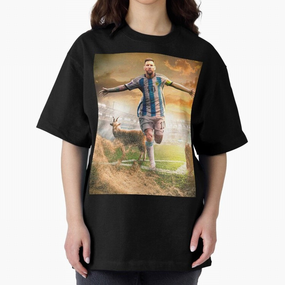 Messi: The Undisputed GOAT Classic T-Shirt Join the Countdown to the FIFA World Cup 2026 Group Stage Journey through Haaland and Mbappe Highlights, Argentina, France and Brazil Pride, Championship Spirit, Famous Goals, Roaring Crowds and