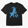 GOAT 10 Football Oversized T-Shirt Celebrate Fan Favorites in Global Football Passion for FIFA World Cup 2026, Driven by Mbappe and Neymar, Argentina and Brazil, Retro Football Energy, Iconic Rivalries, Trophy Chase Drama and Stadium Atmosphere;