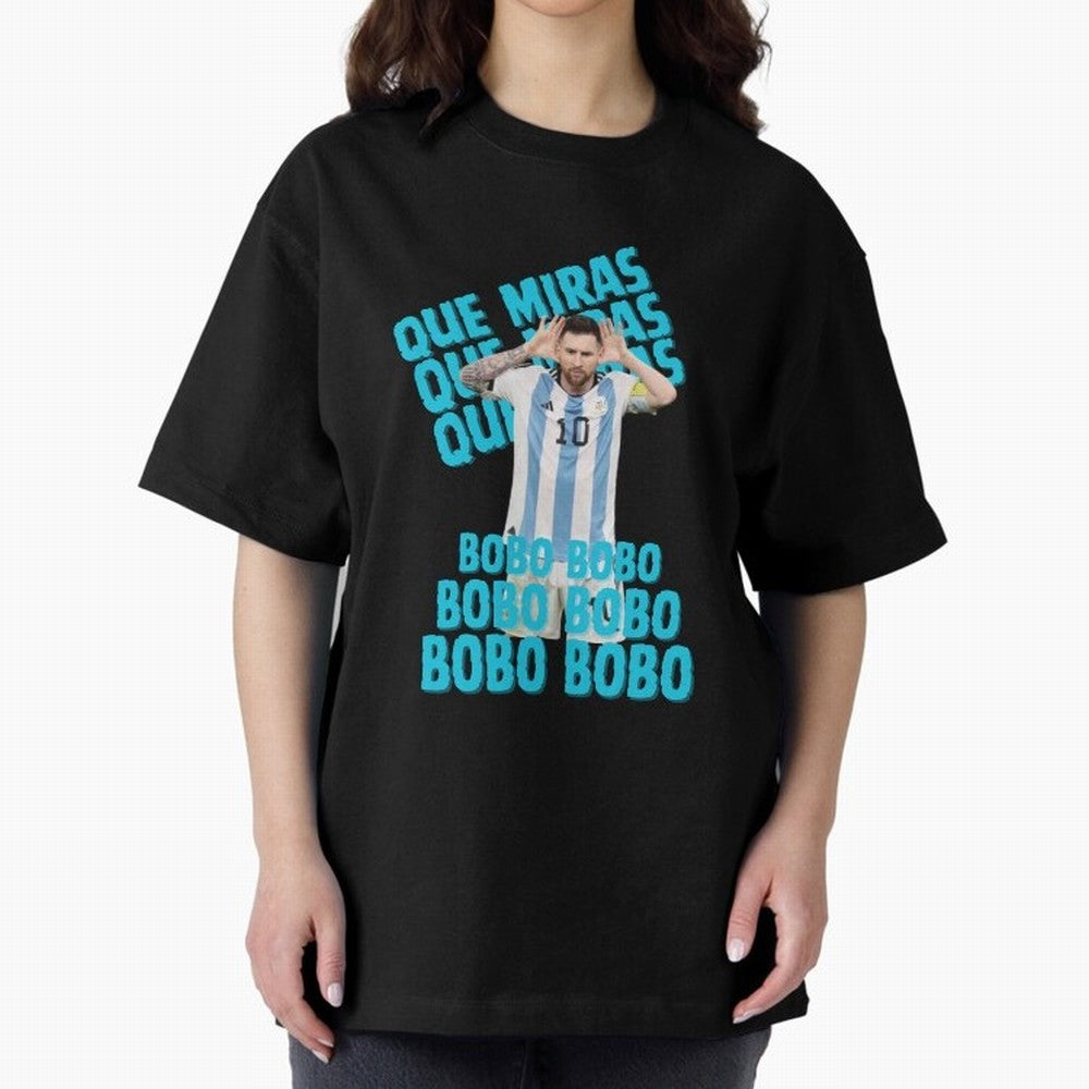 LEONEL MESSI Oversized T-Shirt Cheer through Every Moment of Global Football Passion for FIFA World Cup 2026 Group Stage, Built around CR7, England, Championship Spirit, Famous Goals, Roaring Crowds and International Football Unity; Ideal for Fans