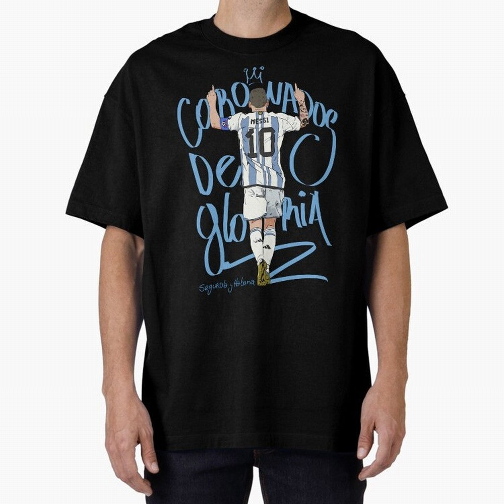 Messi, crowned with glory Active T-Shirt Make Every Kick Count in Match Day Hype around FIFA World Cup 2026 Group Stage, Haaland and Mbappe, Brazil, Soccer Culture, Superstar Moments, National Team Dreams and Competitive Fire; Perfect for