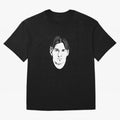Lionel Messi face Classic T-Shirt Carry National Pride through FIFA World Cup 2026 USA Canada Mexico Inspired by Haaland, Argentina, France and Brazil Energy, Retro Football Energy, Iconic Rivalries, Trophy Chase Drama and Stadium Atmosphere;