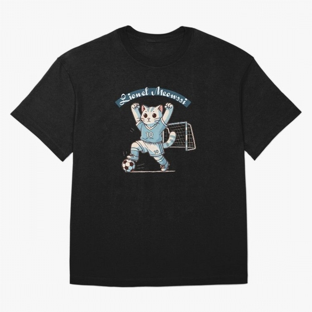 Lionel Meowssi Oversized T-Shirt Celebrate Supporters United by the FIFA World Cup 2026 USA Canada Mexico Journey through Neymar, Haaland and Cristiano Ronaldo Highlights, Portugal Pride, Vintage Soccer Flavor, Modern Football Stars, National Flags