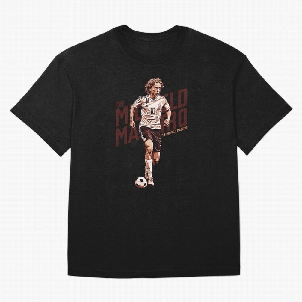 Luka - The Midfield Maestro Essential T-Shirt Remember Match Day Hype around FIFA World Cup 2026, Cristiano Ronaldo, Brazil, Portugal and Argentina, Classic Soccer Heritage, Championship Pressure, Fan Loyalty and International Pride; Made for