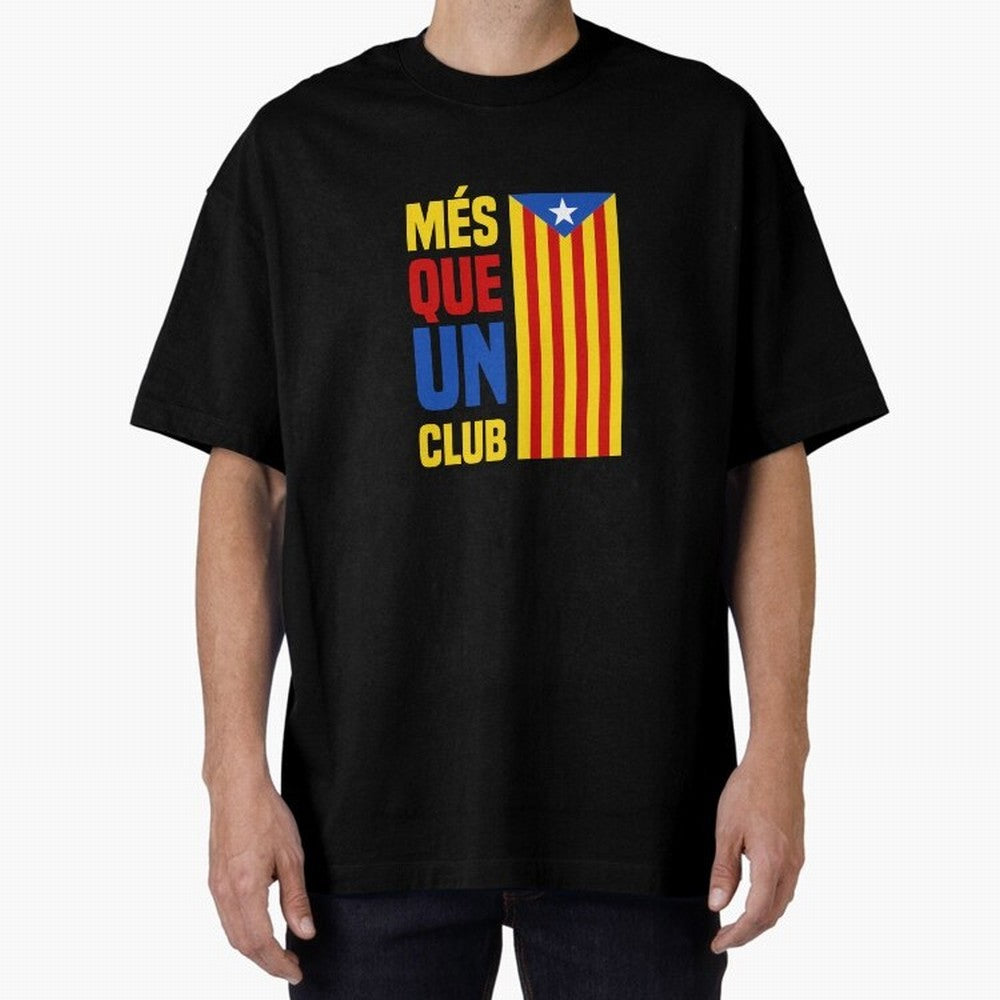 Mes Que Un Club Barcelona Essential T-Shirt Make Game Day About FIFA World Cup 2026 Group Stage Centered on Mbappe and Neymar, Spain Energy, Football Passion, Legendary Performances, Festival Vibes and Supporter Community; Made for Collectors Who
