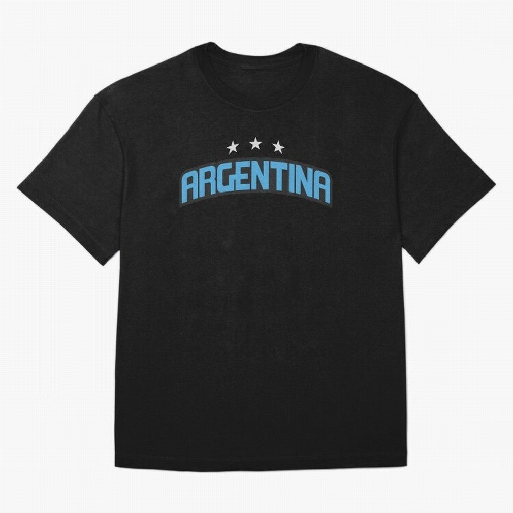 Argentina 3 Stars Classic T-Shirt Honor the Beautiful Game during the FIFA World Cup 2026 Journey through CR7 and Messi Highlights, England and Germany Pride, Stadium Chants, National Pride, Trophy Dreams and Unforgettable Football Memories; Great