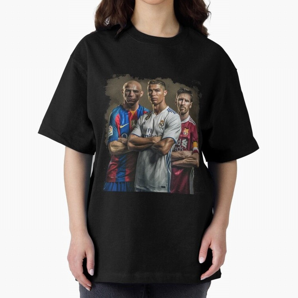 Footballs Greatest Top 3 Classic T-Shirt Enjoy Match Day Hype around FIFA World Cup 2026 USA Canada Mexico, CR7 and Messi, France and Portugal, Tournament Hype, Historic Matchups, Family Viewing Parties and Global Sports Pride; Great for Watch