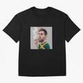 funny caricature of Lionel Messi Classic T-Shirt Bring Supporter Culture to Match Day Hype around FIFA World Cup 2026 USA Canada Mexico, Cristiano Ronaldo, England and Germany, Game Day Rituals, Football Legends, Country Pride and the Road to the