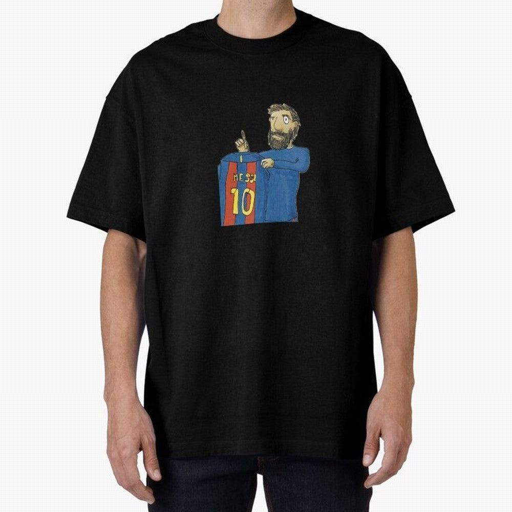 Lionel Messi and the magic shirt Oversized T-Shirt Step into FIFA World Cup 2026 Capturing Messi, CR7 and Mbappe, England and Germany Energy, Soccer Culture, Superstar Moments, National Team Dreams and Competitive Fire; Ideal for Passionate Fans