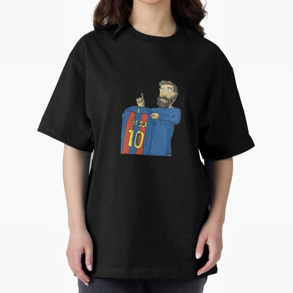 Lionel Messi and the magic shirt Oversized T-Shirt Step into FIFA World Cup 2026 Capturing Messi, CR7 and Mbappe, England and Germany Energy, Soccer Culture, Superstar Moments, National Team Dreams and Competitive Fire; Ideal for Passionate Fans