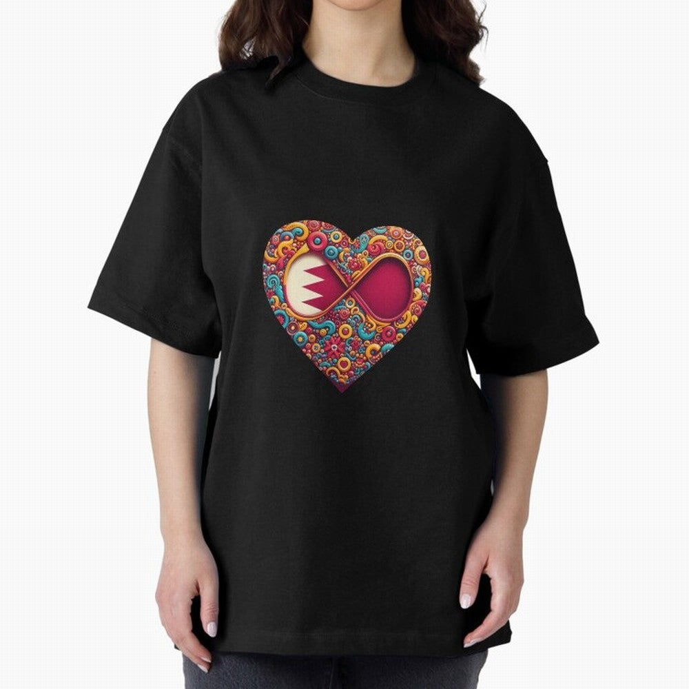 Qatar lover : From EgyApe Artists Oversized T-Shirt Bring World Football Passion into FIFA World Cup 2026 USA Canada Mexico Spirit, Capturing Brazil, Neymar, Champion Mindset, Group Stage Buzz, Knockout Tension and Passionate Fan Culture; Built for