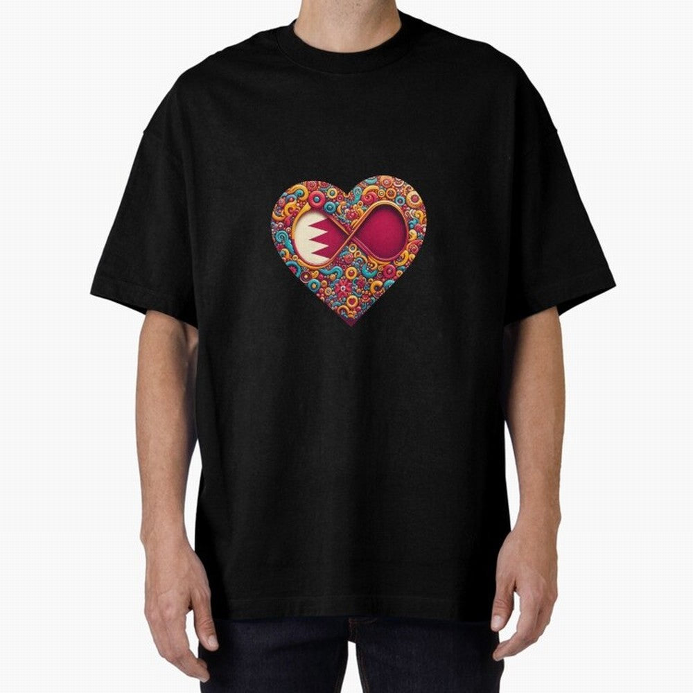 Qatar lover : From EgyApe Artists Oversized T-Shirt Bring World Football Passion into FIFA World Cup 2026 USA Canada Mexico Spirit, Capturing Brazil, Neymar, Champion Mindset, Group Stage Buzz, Knockout Tension and Passionate Fan Culture; Built for