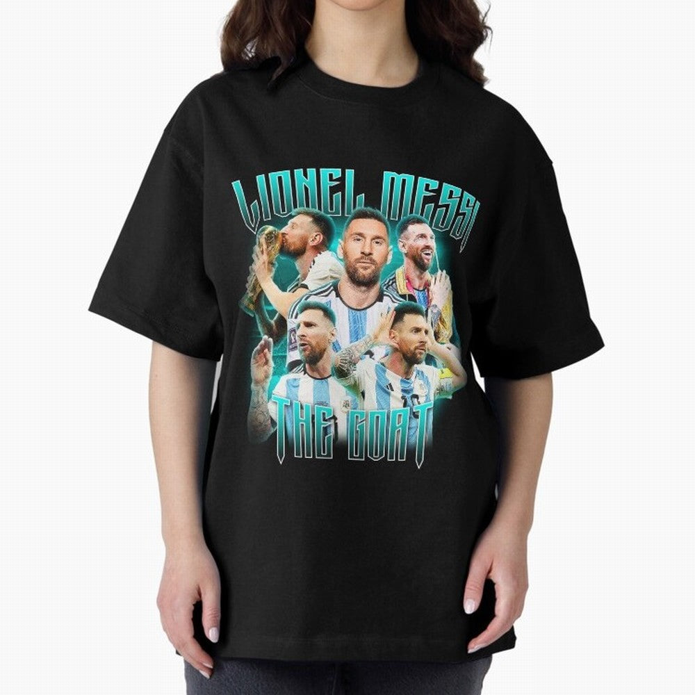 Lionel Messi Vintage Style Tee, Bootleg Tee, Bootleg T Shirt, Rap Tee Classic T-Shirt Back Your Heroes with the FIFA World Cup 2026 Group Stage Journey through Cristiano Ronaldo, Haaland and CR7 Highlights, France Pride, Soccer Culture, Superstar