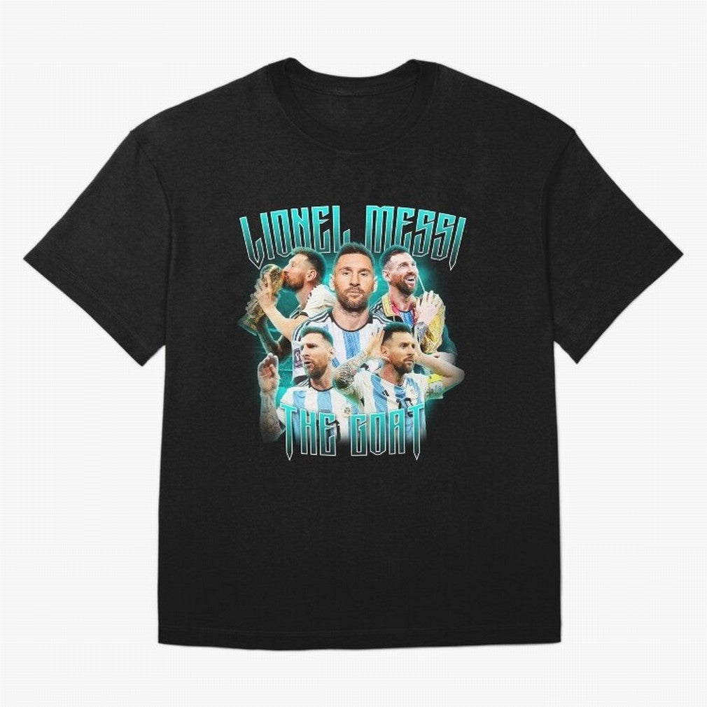 Lionel Messi Vintage Style Tee, Bootleg Tee, Bootleg T Shirt, Rap Tee Classic T-Shirt Back Your Heroes with the FIFA World Cup 2026 Group Stage Journey through Cristiano Ronaldo, Haaland and CR7 Highlights, France Pride, Soccer Culture, Superstar