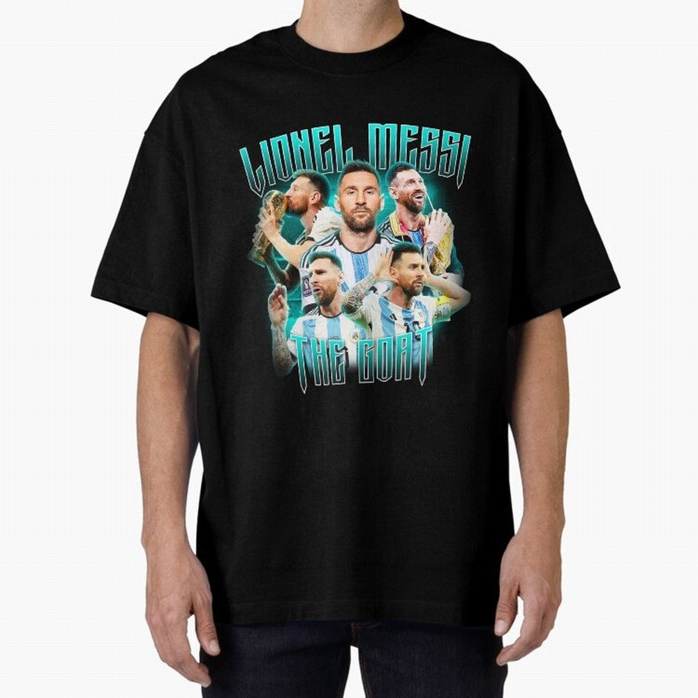 Lionel Messi Vintage Style Tee, Bootleg Tee, Bootleg T Shirt, Rap Tee Classic T-Shirt Back Your Heroes with the FIFA World Cup 2026 Group Stage Journey through Cristiano Ronaldo, Haaland and CR7 Highlights, France Pride, Soccer Culture, Superstar